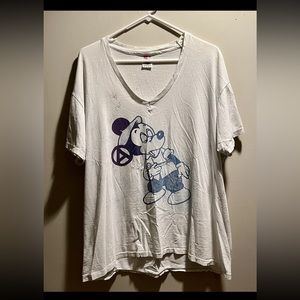 Vintage Distressed “Junky” Mickey Mouse Parody Tee